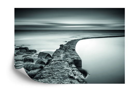 Fototapete Strand Felsen