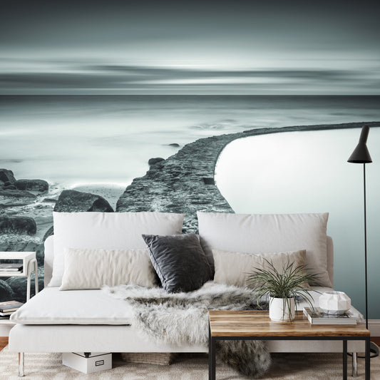 Fototapete Strand Felsen