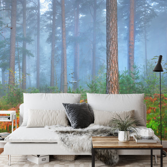 Fototapete Wald Im Nebel