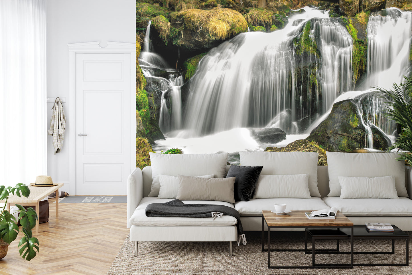 Fototapete Wasserfall Im Wald