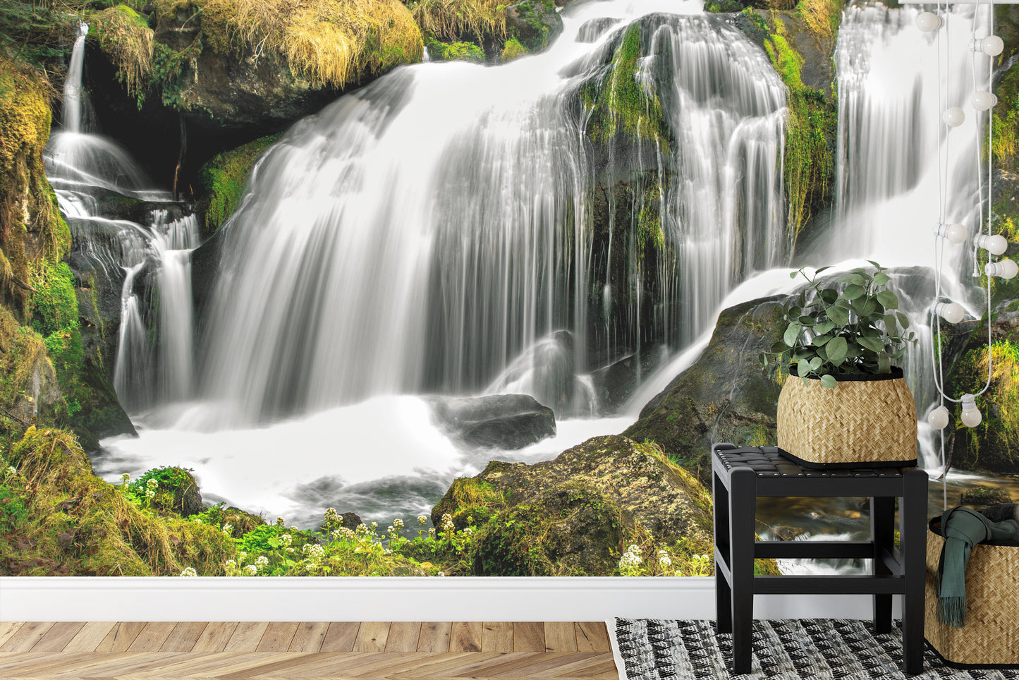 Fototapete Wasserfall Im Wald