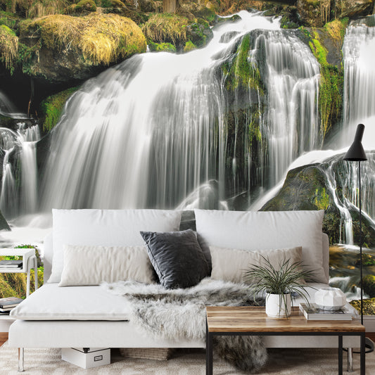 Fototapete Wasserfall Im Wald