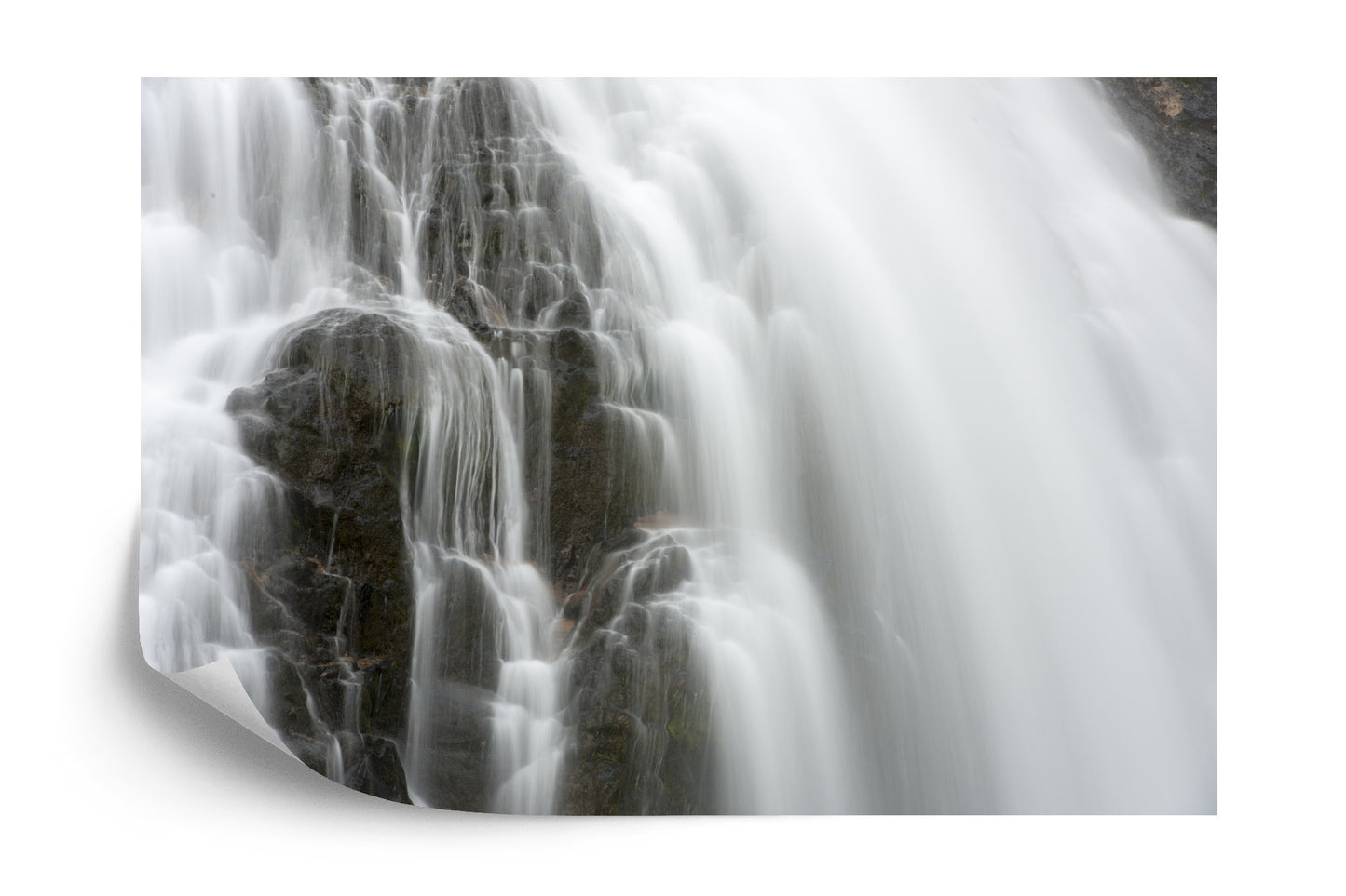 Fototapete Wasserfall Der Felsen