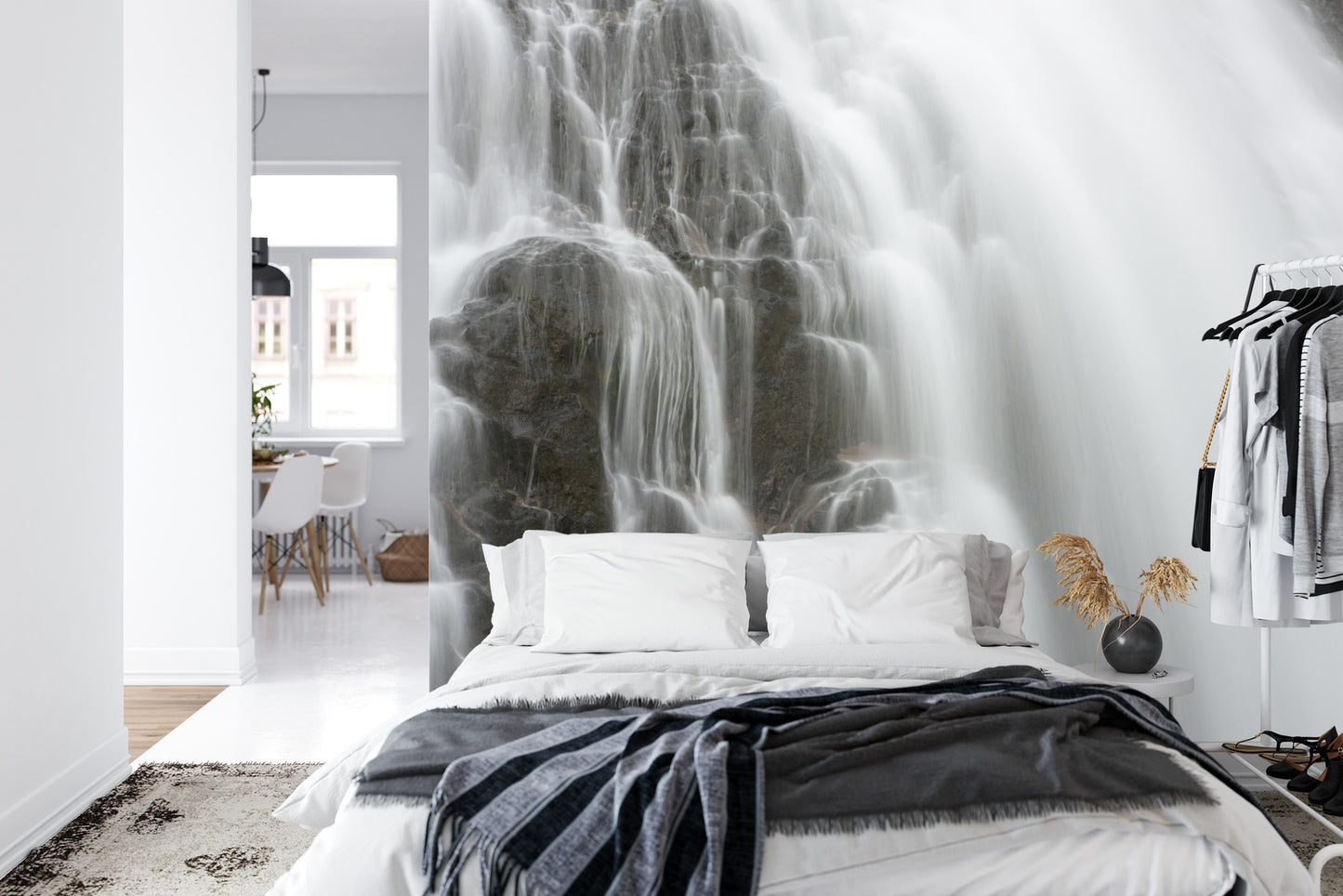 Fototapete Wasserfall Der Felsen