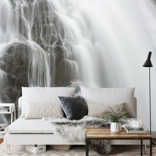 Fototapete Wasserfall Der Felsen