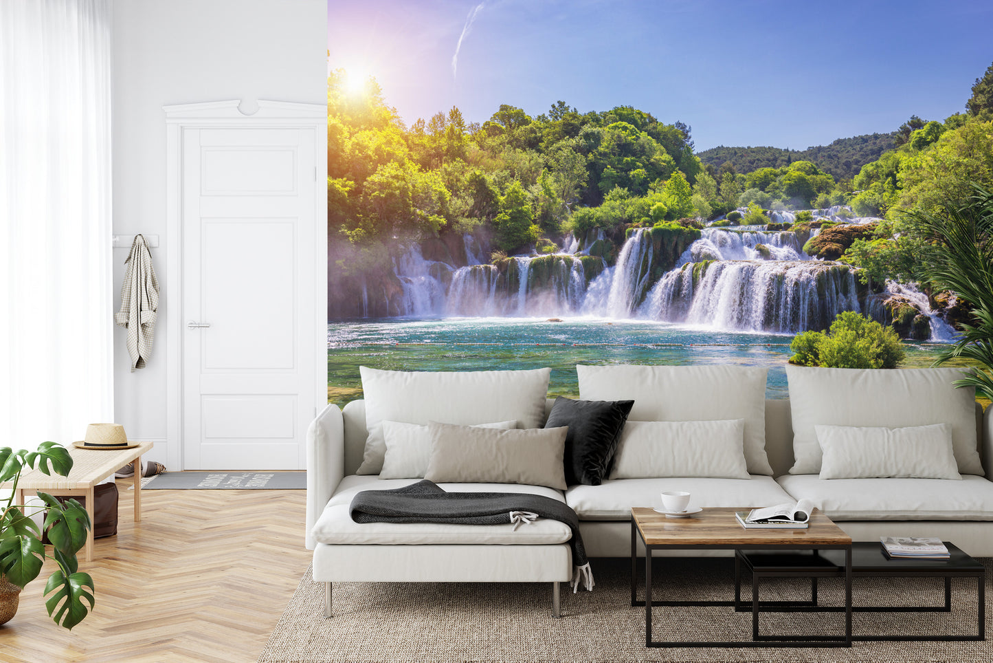 Fototapete Wasserfall Skradinski Buk, Kroatien