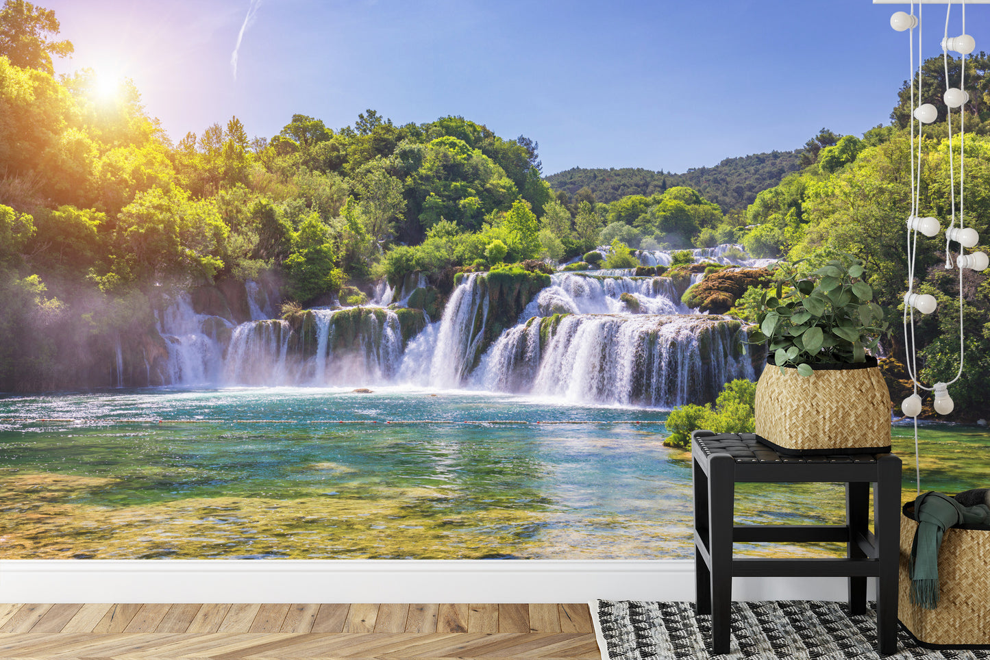 Fototapete Wasserfall Skradinski Buk, Kroatien