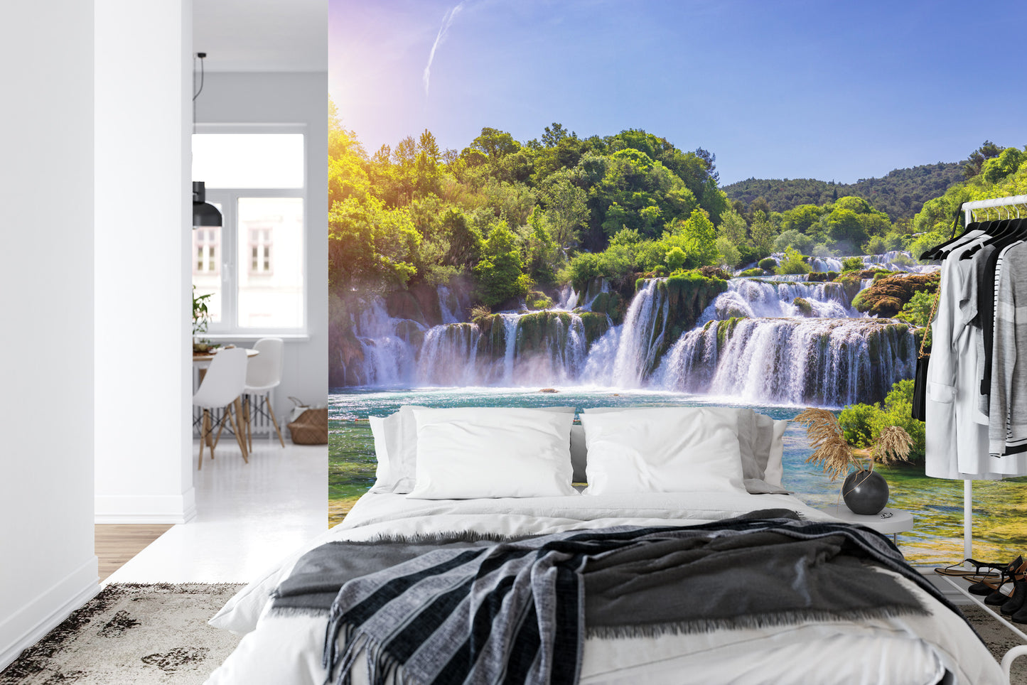 Fototapete Wasserfall Skradinski Buk, Kroatien
