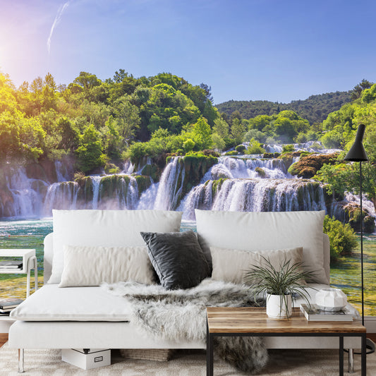 Fototapete Wasserfall Skradinski Buk, Kroatien