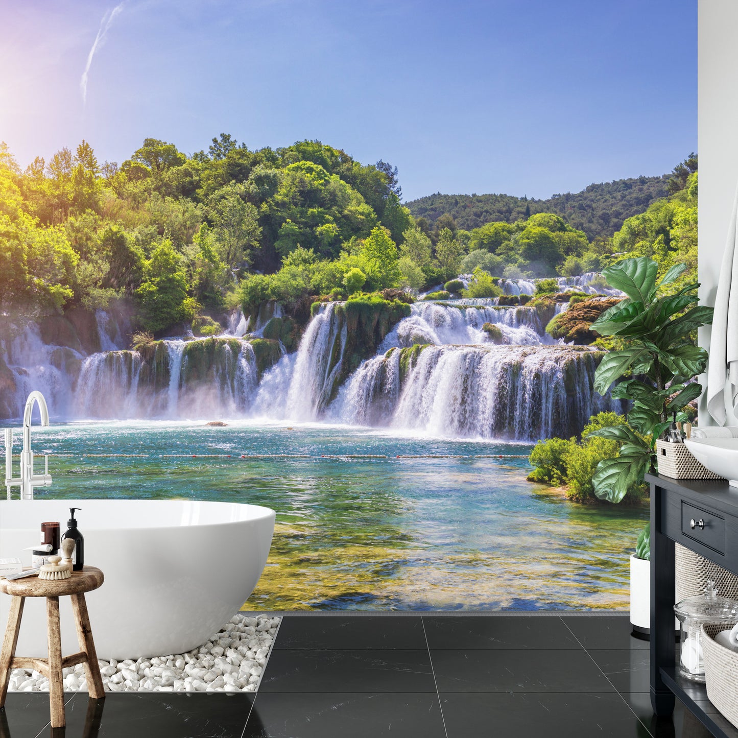 Fototapete Wasserfall Skradinski Buk, Kroatien