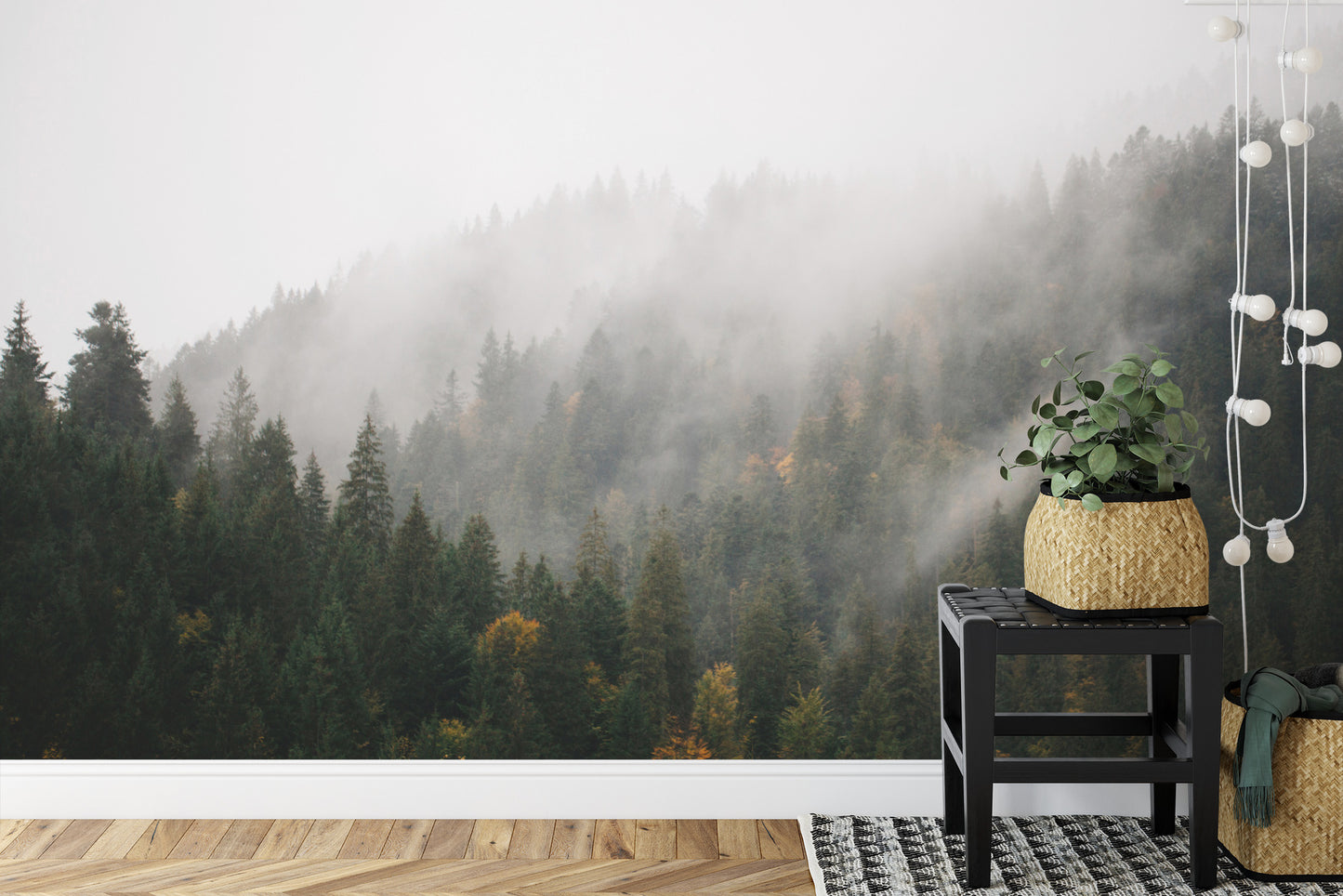 Fototapete Wald Im Nebel