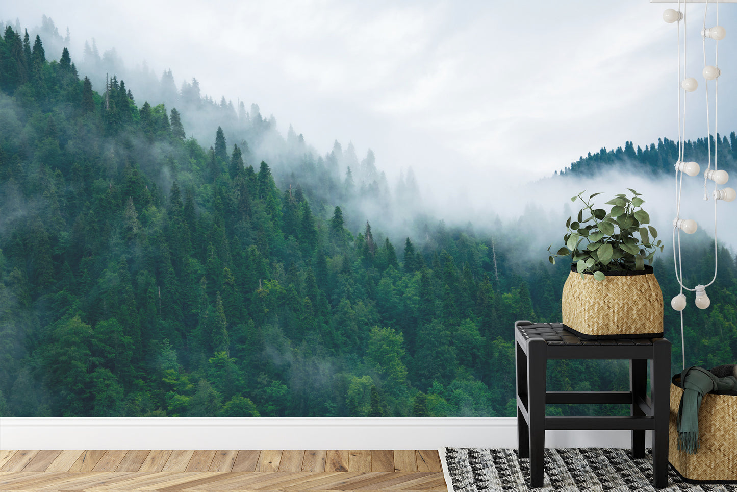 Fototapete Wald Im Nebel