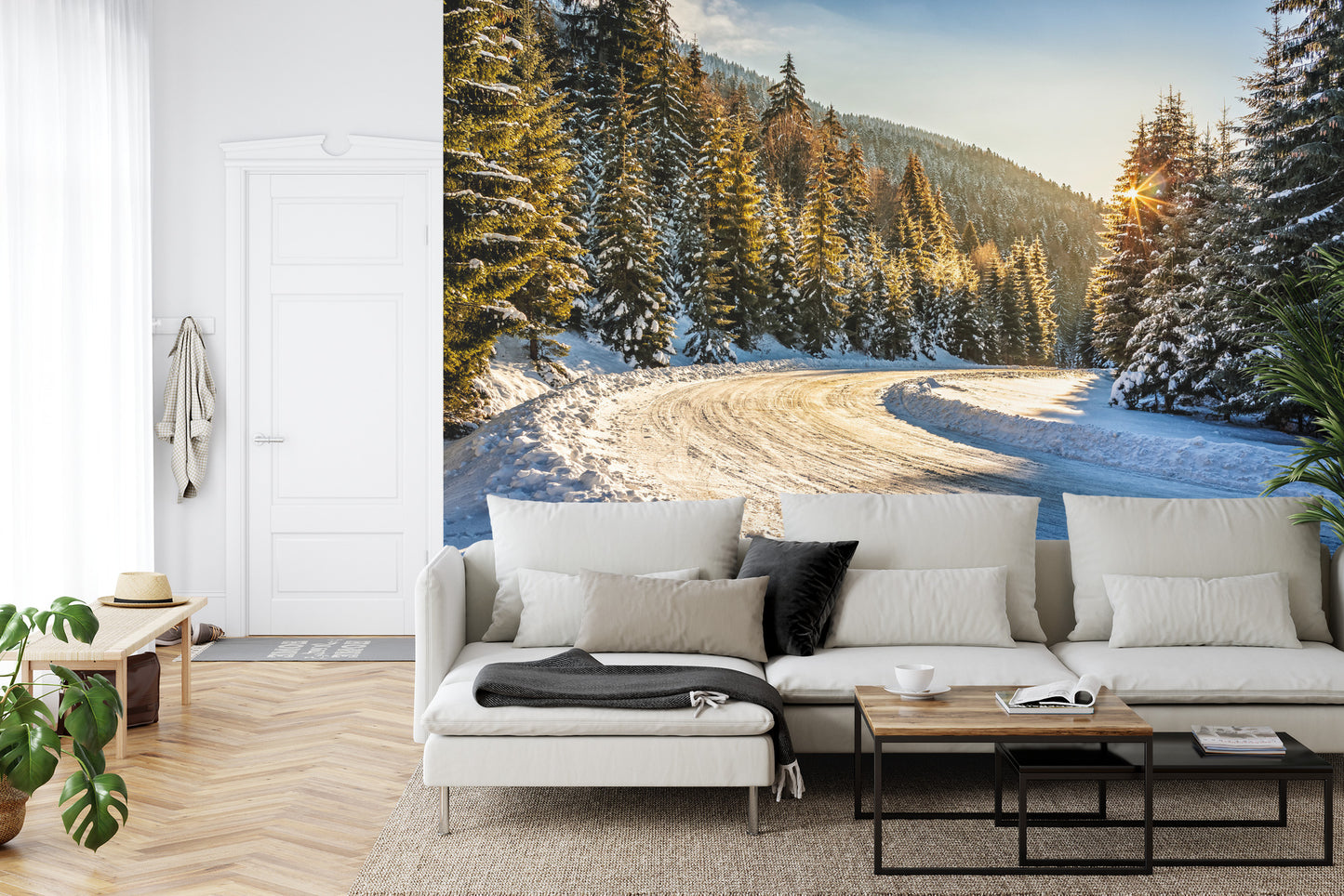 Fototapete Winterwald