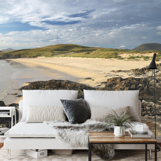 Fototapete Strand Felsenmeer