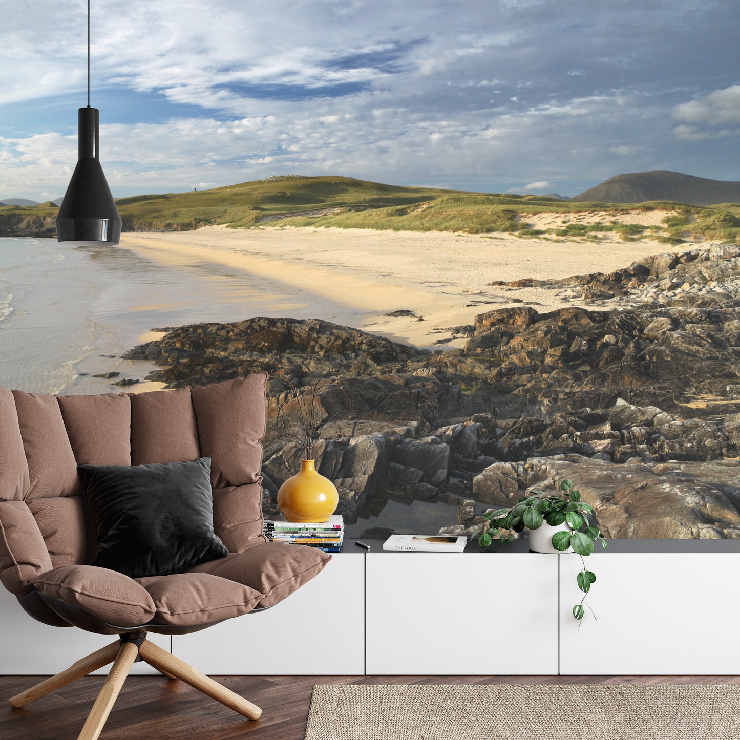 Fototapete Strand Felsenmeer