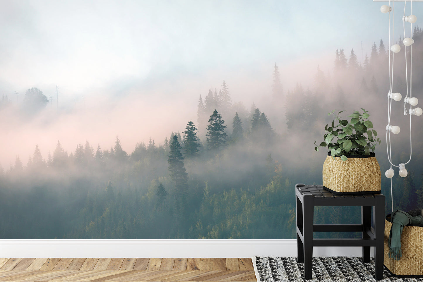 Fototapete Wald Im Nebel