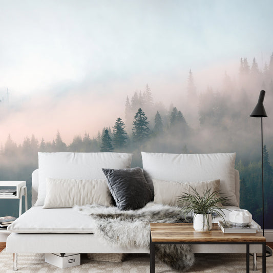 Fototapete Wald Im Nebel