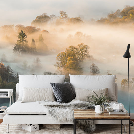 Fototapete Wald Im Nebel