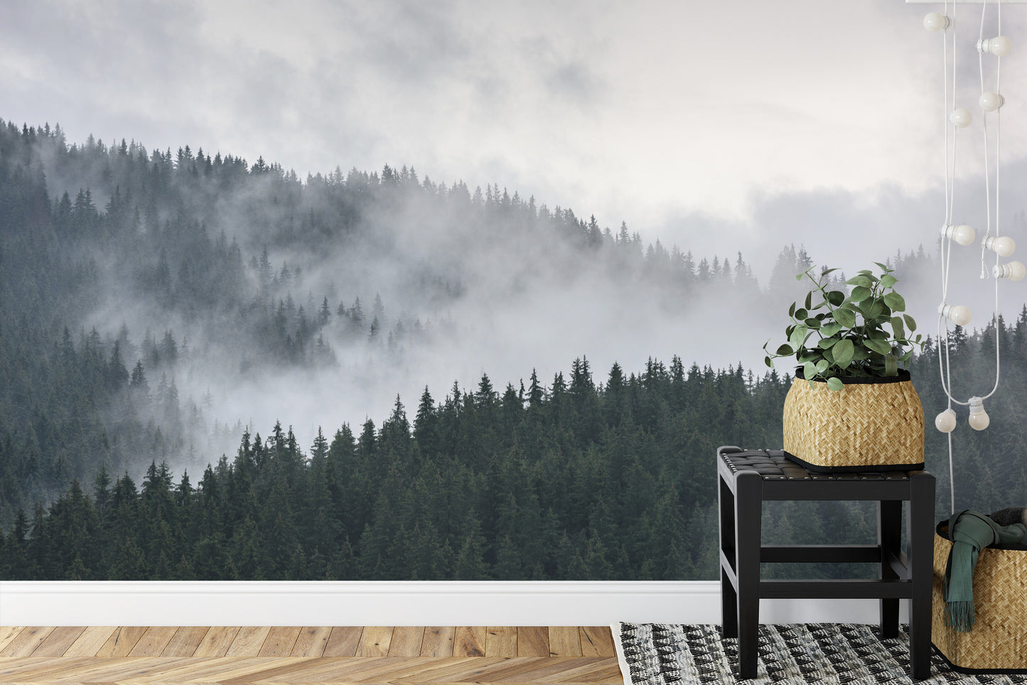 Fototapete Wald Im Nebel