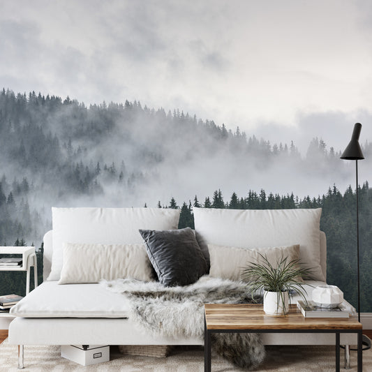 Fototapete Wald Im Nebel