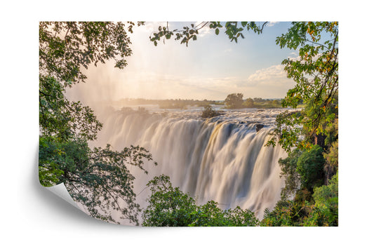 Fototapete Wasserfall Im Wald