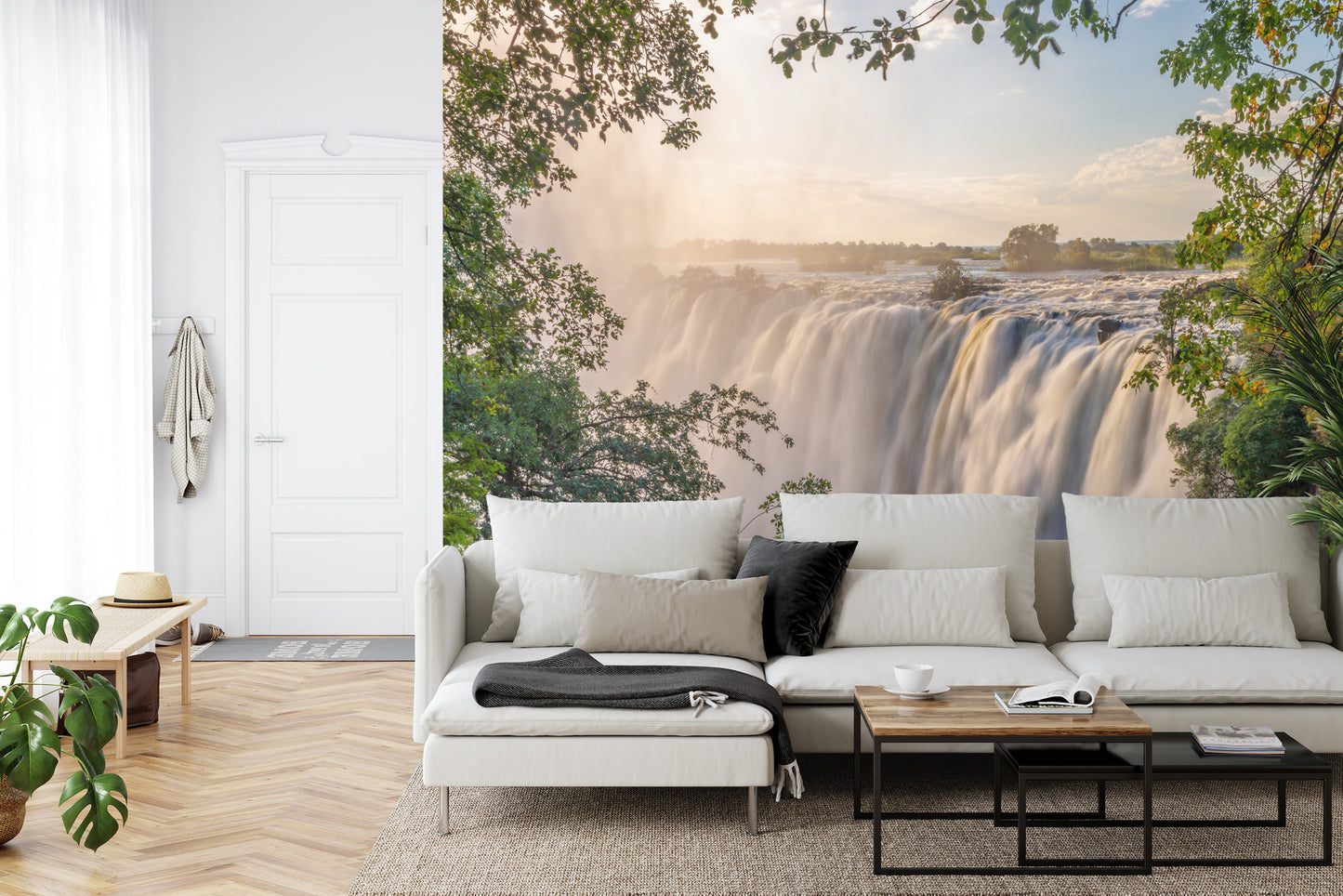 Fototapete Wasserfall Im Wald