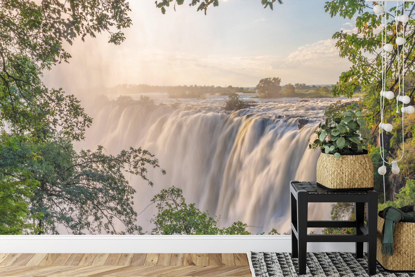 Fototapete Wasserfall Im Wald
