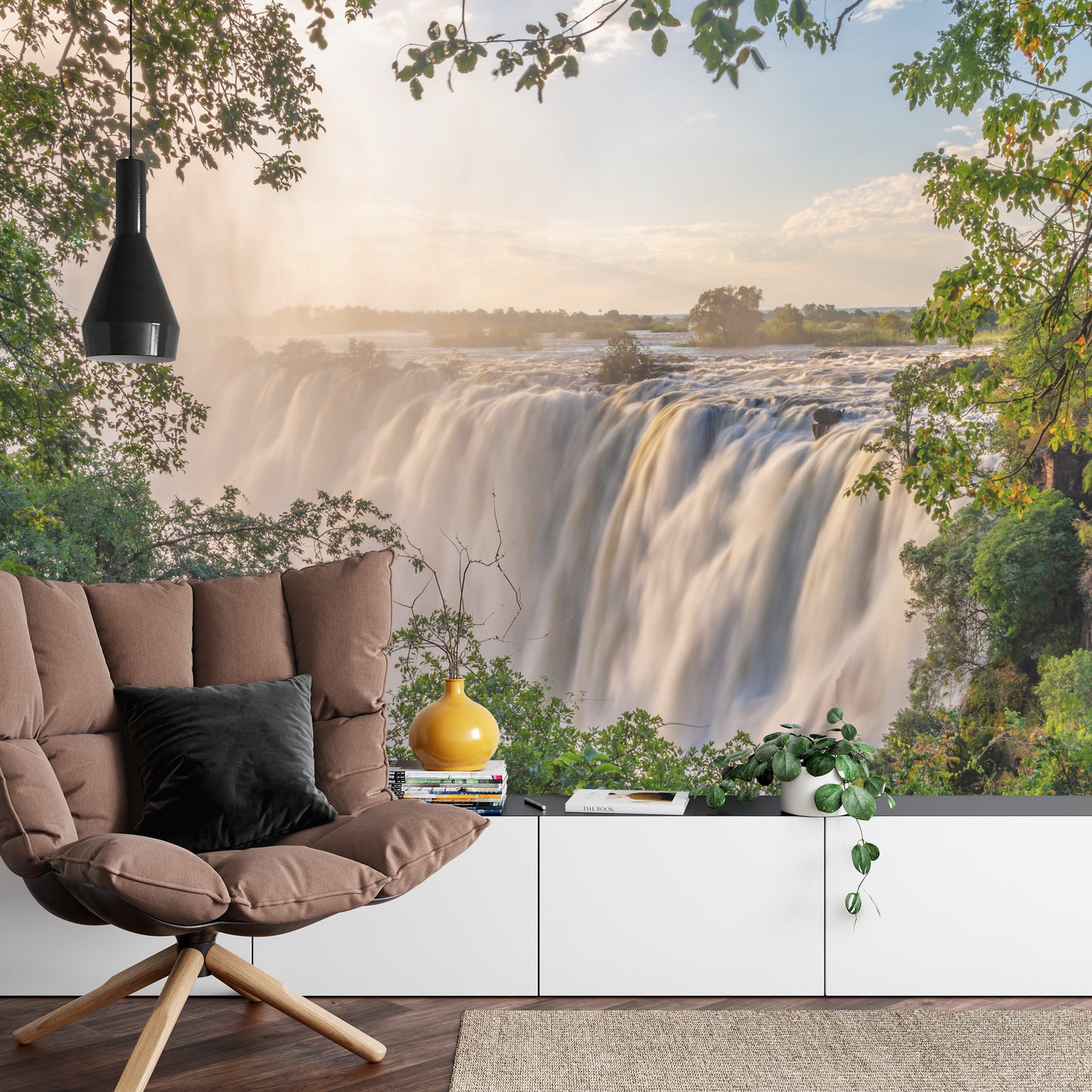 Fototapete Wasserfall Im Wald