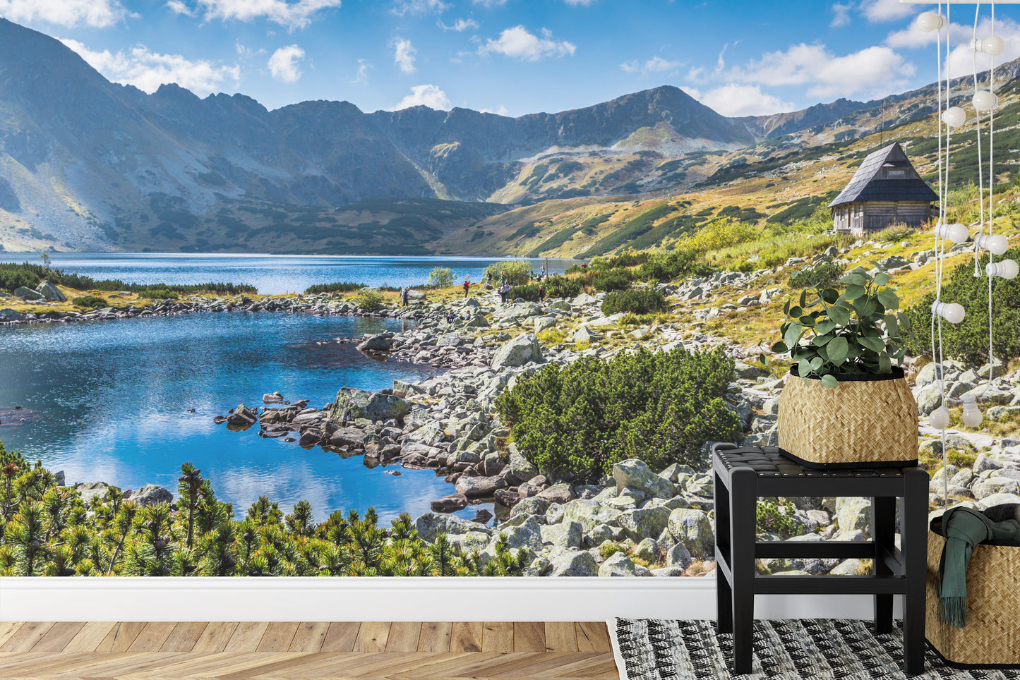 Fototapete Bergsee Im Tal