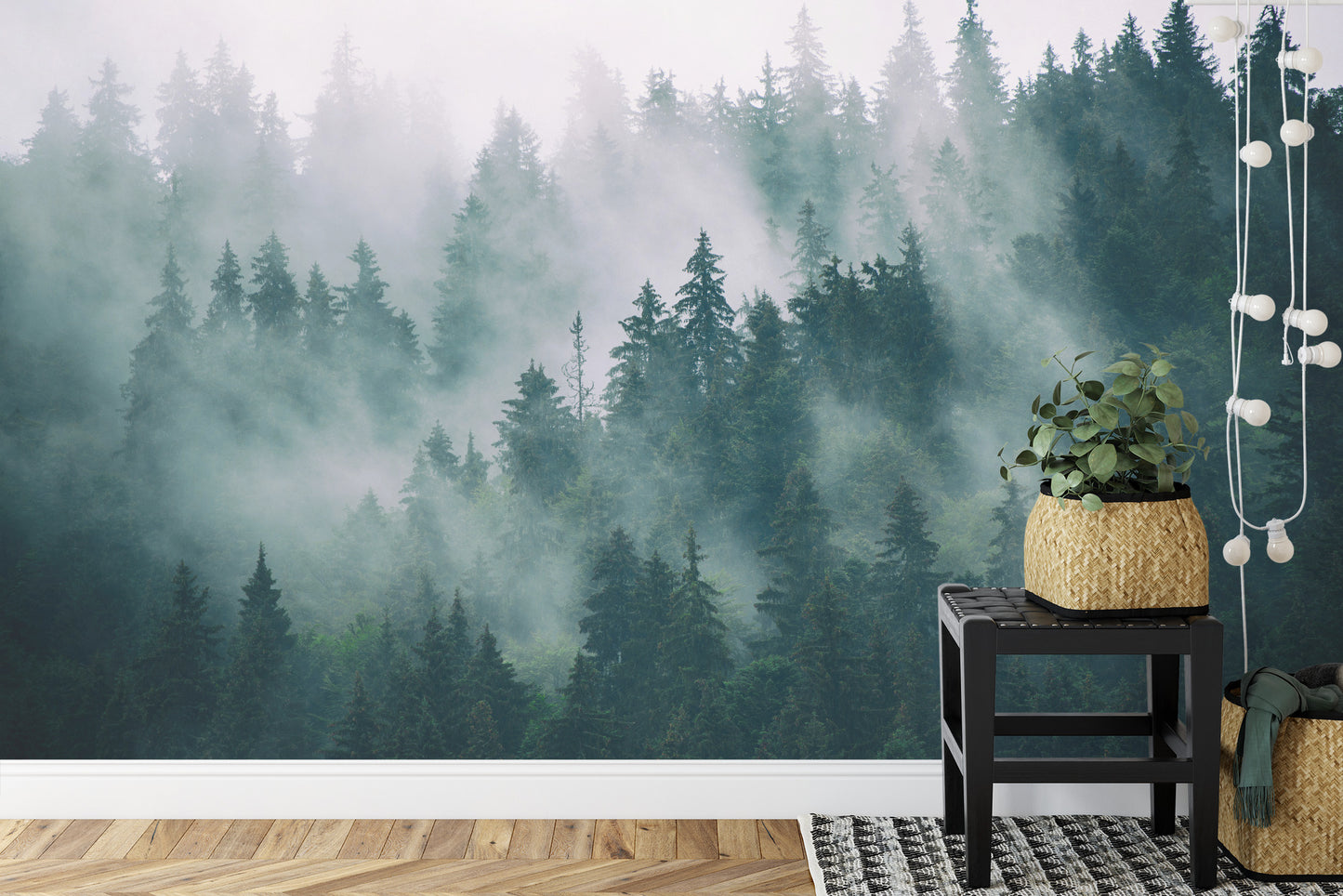 Fototapete Wald Im Nebel