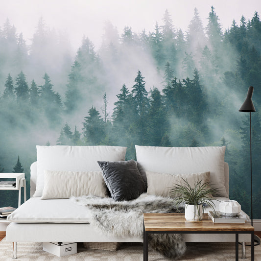 Fototapete Wald Im Nebel