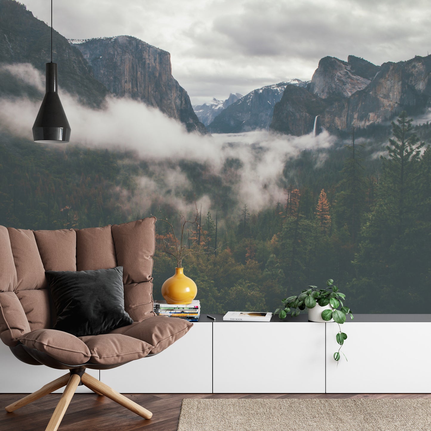 Fototapete Wald Im Nebel