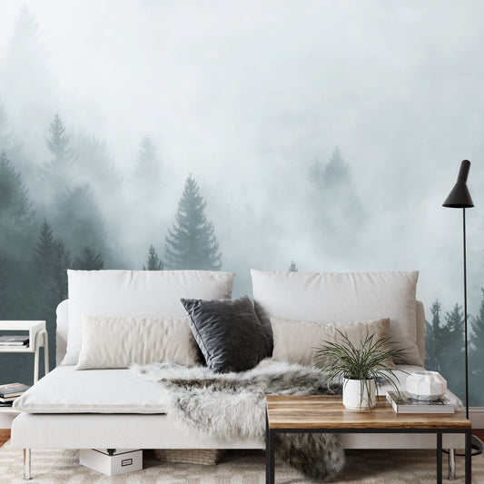 Fototapete Wald Im Nebel