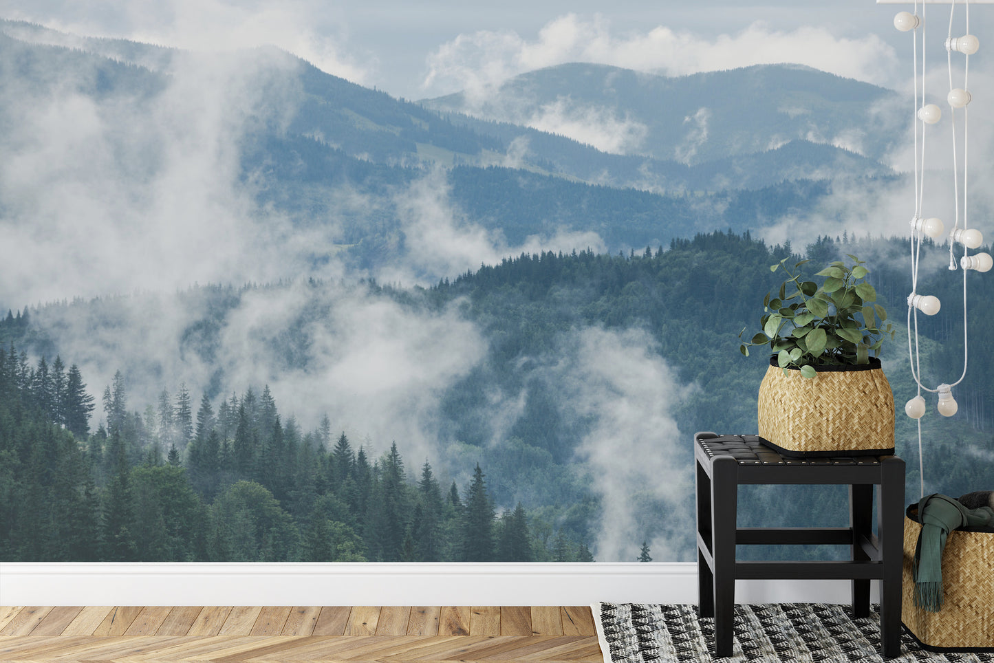 Fototapete Wald Im Nebel