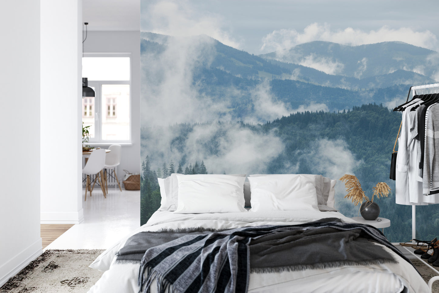 Fototapete Wald Im Nebel