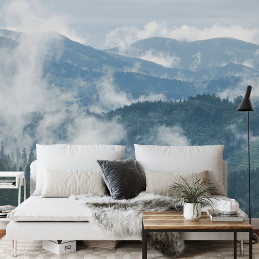Fototapete Wald Im Nebel