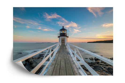 Fototapete Landschaft Bootssteg 3D