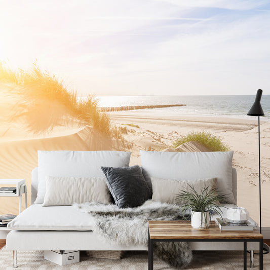 Fototapete Strand Meer Dünen
