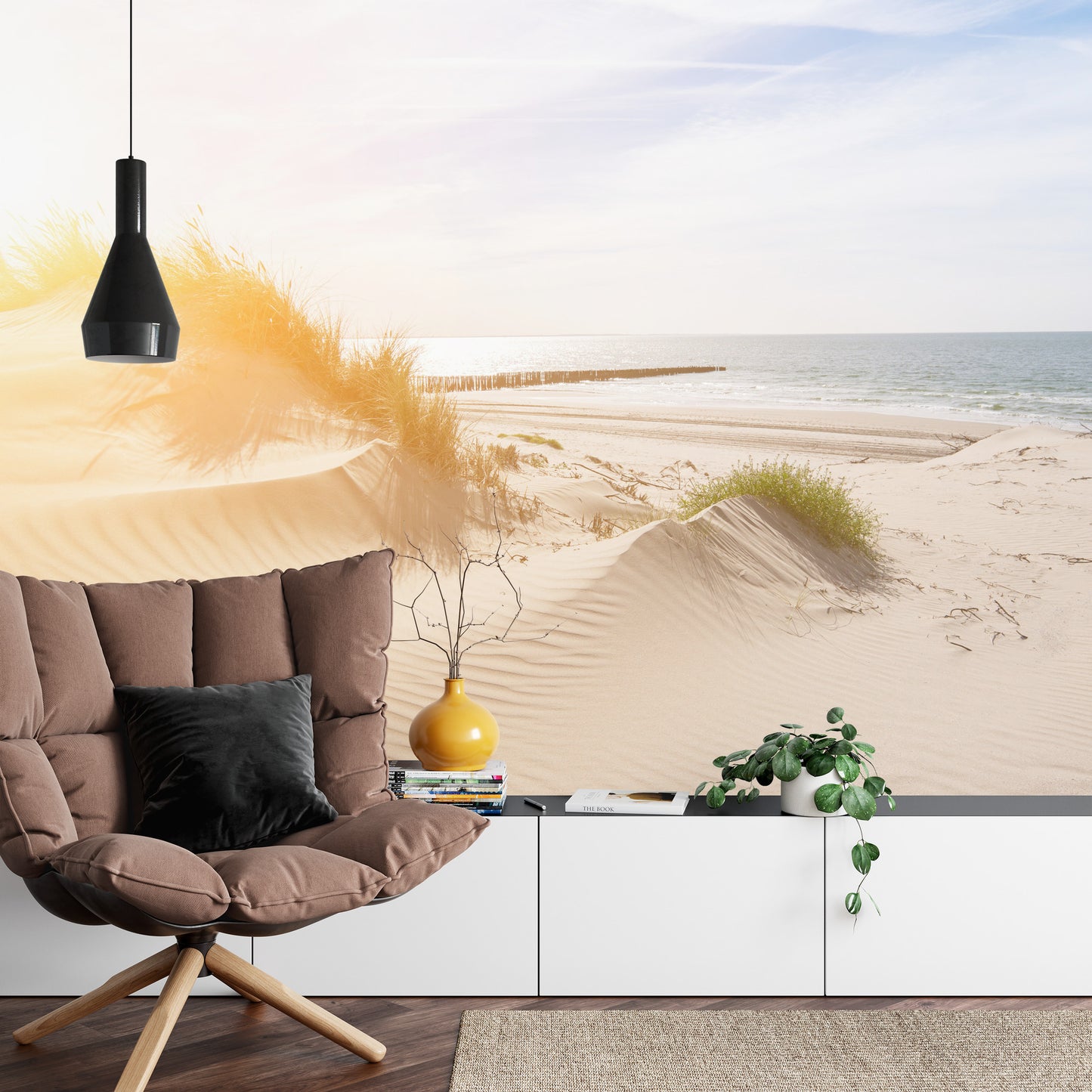 Fototapete Strand Meer Dünen