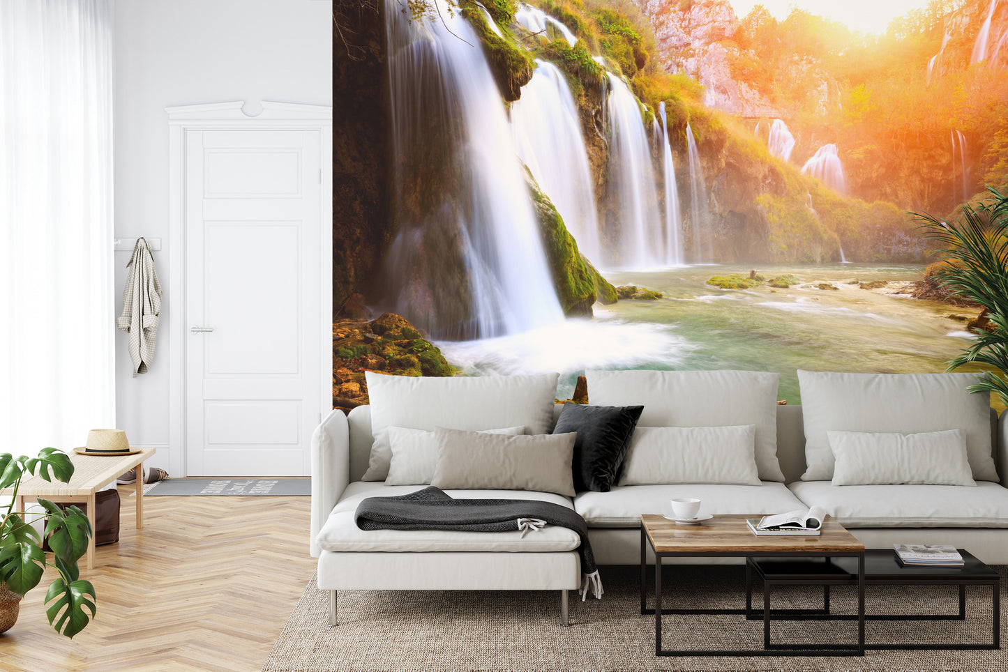 Fototapete Kaskaden-Wasserfall
