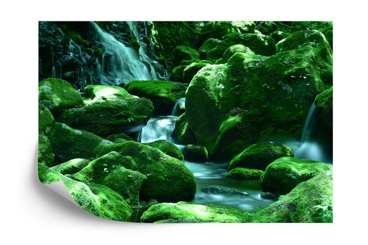 Fototapete Wasserfall Der Felsen