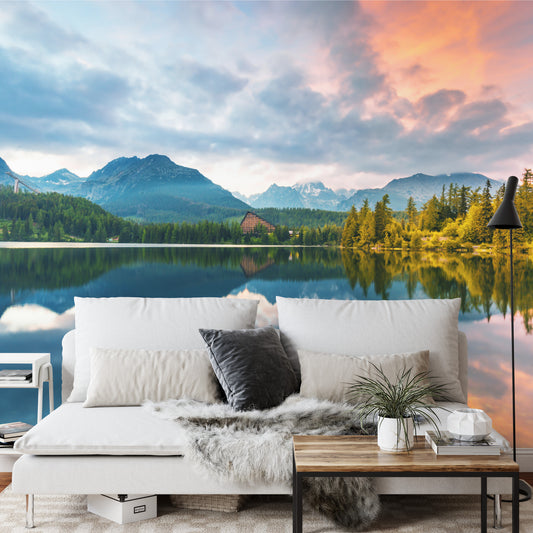 Fototapete Štrbské Bergsee In Der Hohen Tatra In Der Slowakei