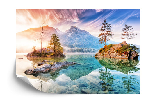 Fototapete Hintersee In Bayern, Deutschland