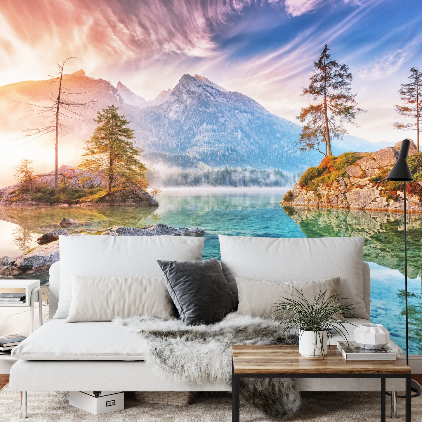 Fototapete Hintersee In Bayern, Deutschland