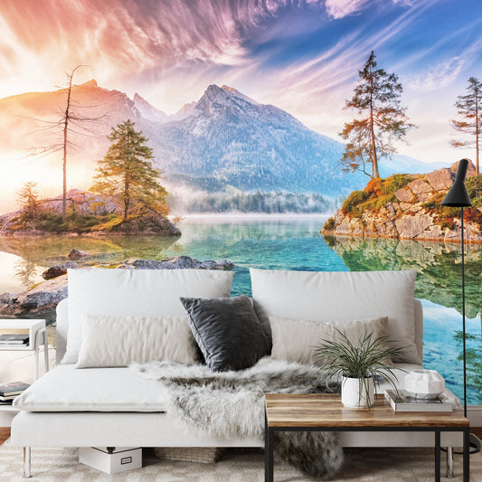 Fototapete Hintersee In Bayern, Deutschland