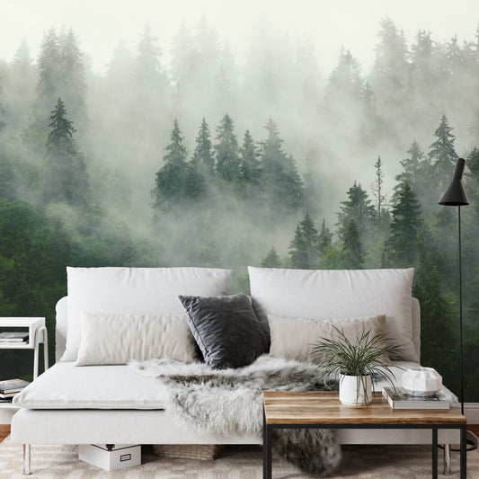 Fototapete Wald Im Nebel