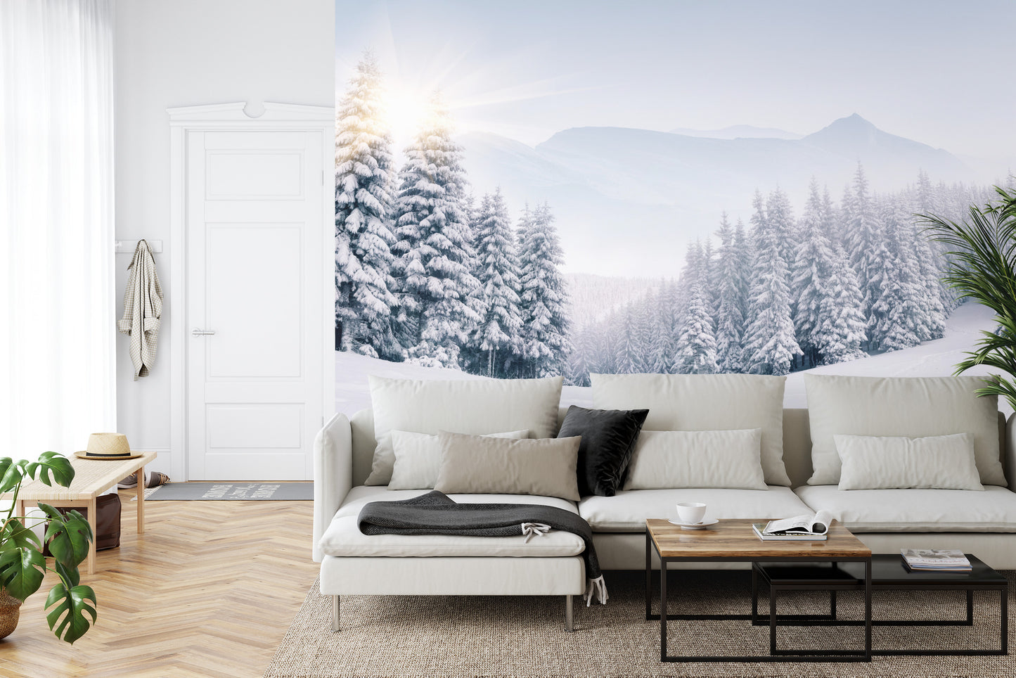 Fototapete Winterwald