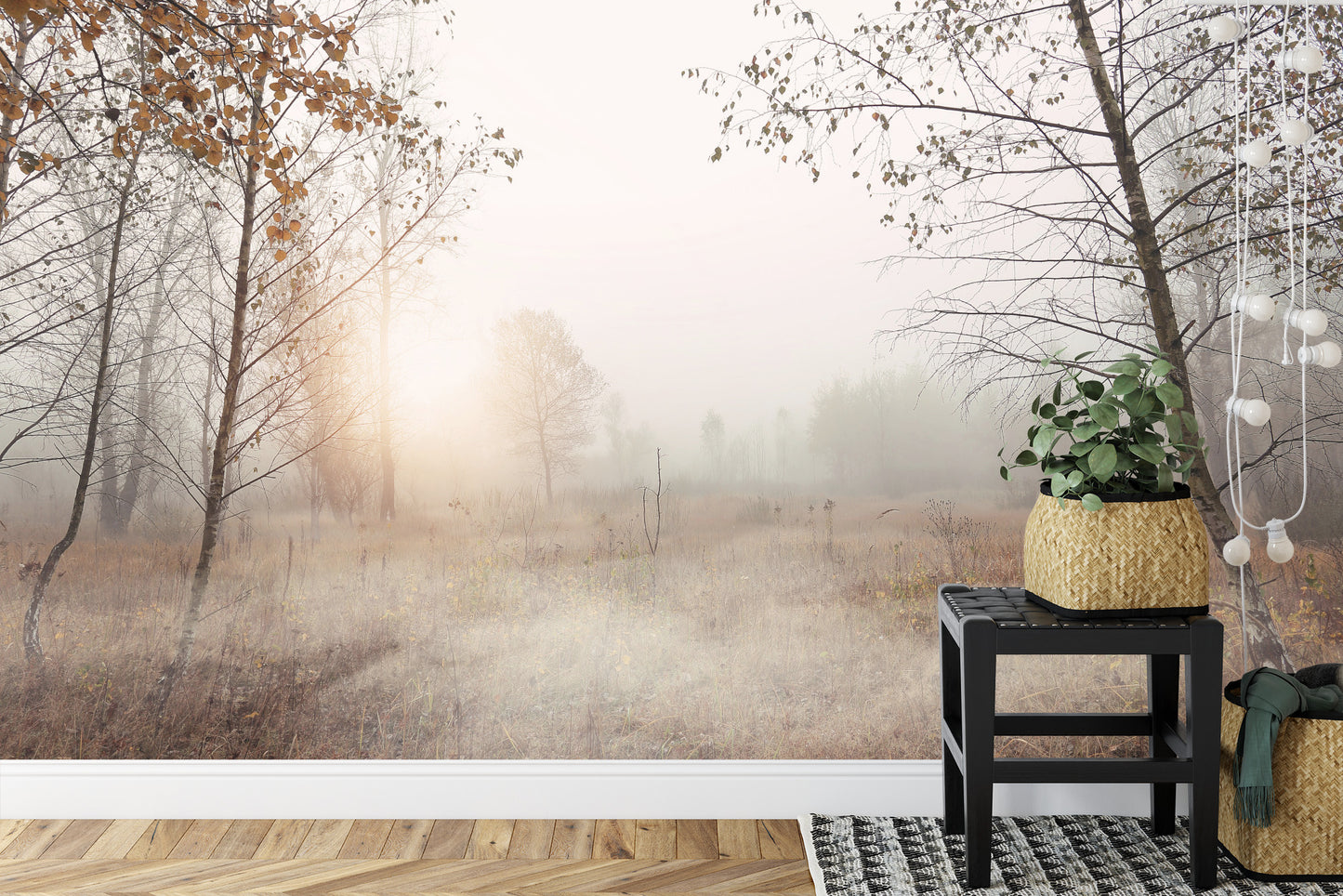 Fototapete Wald Im Nebel