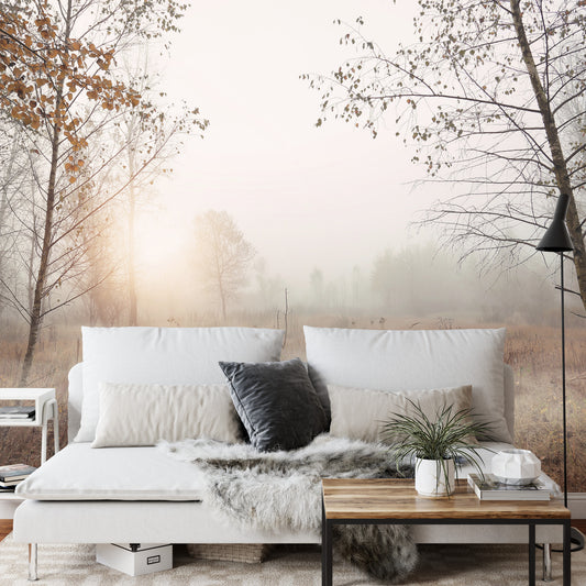 Fototapete Wald Im Nebel