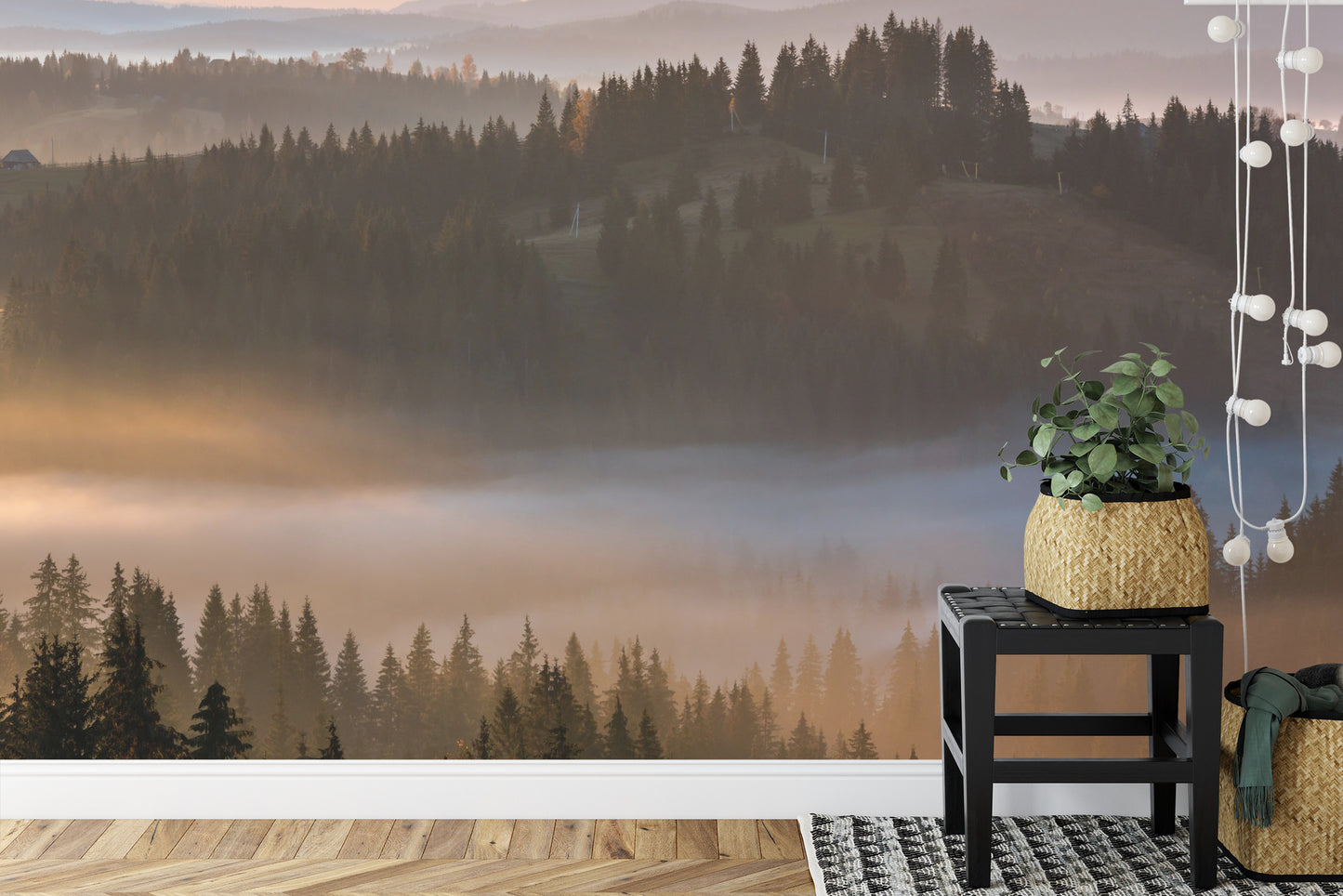 Fototapete Wald Im Nebel